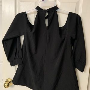 High neck dress shirt